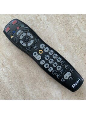 SHAW Cable Universal TV REMOTE CONTROL Model 2020B0-B1 Working Missing Back